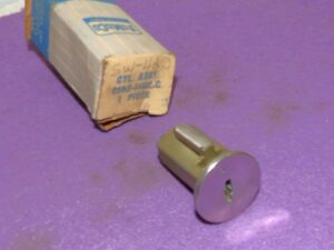 1967-69 Ford Mustang Mach 1 Boss Shelby Cougar NOS IGNITION SWITCH LOCK CYLINDER