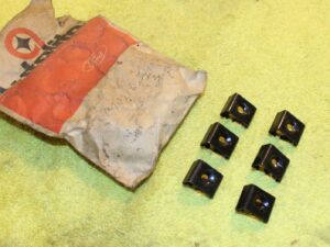 1966-1968 Mustang Fastback Cpe Convertible Shelby Cougar NOS DOOR ARM REST CLIPS