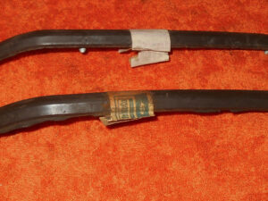 1967 Mustang Fastback Coupe GT A Convertible NOS FRONT BUMPER GUARD RUBBER PADS