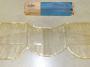 1965-72 Ford Mustang Galaxie Fairlane Falcon NOS CLEAR VINYL FULL REAR FLOOR MAT