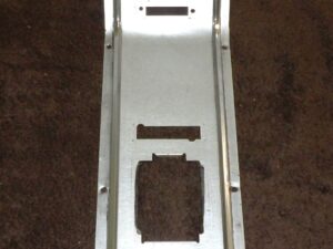 1964 Ford Thunderbird ORIG AM - AM/FM CONSOLE TOP TRIM PLATE BEZEL w/ Pwr Wdows