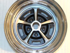1969 1970 1971 Ford Mustang Boss 302 RESTORED ORIG 15X7 MAGNUM 500 WHEEL Satin