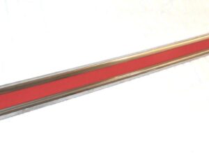 1964 Ford Fairlane 500 2-D Hardtop Sport Coupe NOS RED LH DOOR OUTSIDE MOULDING