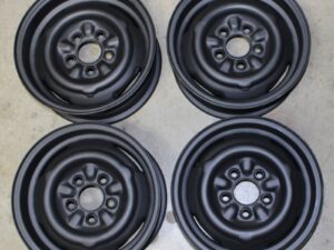 64 1965 1966 1967 Ford Mustang Fairlane Cougar ORIG 14" x 5.5" STEEL DISC WHEELS