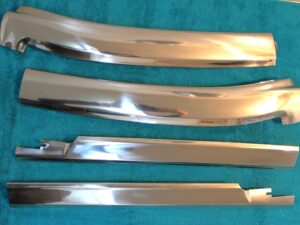 1971 1972 1973 Mustang Cougar ORIGINAL CONVERTIBLE WINDSHIELD TRIM MOLDINGS SET