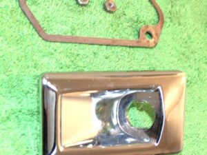 1969 Mustang Grande Mach 1 Boss Shelby Cougar ORIG REMOTE DOOR MIRROR KNOB BEZEL