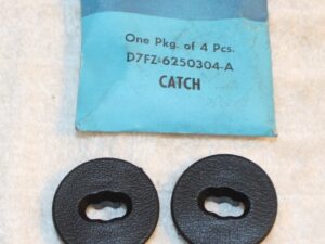 1977-1979 Ford Mustang Fairmont Capri NOS SUN ROOF TRIM PANEL CATCH (4) Black