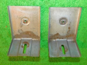 1969 1970 Mustang Coupe Convertible Shelby Cougar QUARTER WINDOW TRACK BRACKETS