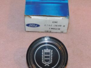 1979 Mustang Capri Granada Fairmont NOS SPORT STEERING WHEEL EMBLEM MEDALLION