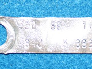 1969 Ford Mustang Mach 1 Torino Cougar Cyclone ORIG GT 390 4V 4/S ENGINE ID TAG