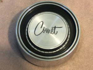 1966 Mercury Comet 202 Capri Caliente NOS STEERING WHEEL HORN EMBLEM BUTTON