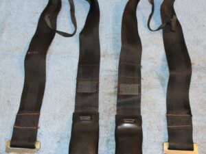 1968 1969 Mustang Mach 1 Boss Cougar Xr7 ORIG BLACK SHOULDER HARNESS SEAT BELTS