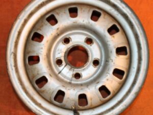 1968 1969 Mustang GT CS Mach 1 Torino Cougar Eliminator ORIG STYLED STEEL WHEEL