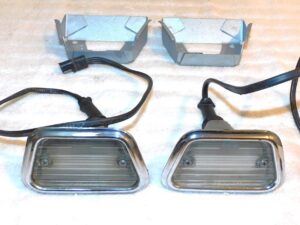 1968 Mustang Fastback Coupe Convertible GT Shelby ORIG FRONT SIDE MARKER LAMPS