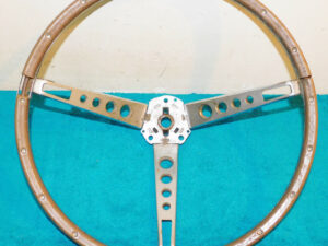 1965 1966 Mustang Fastback GT Convertible Shelby ORIG DELUXE WOOD STEERING WHEEL