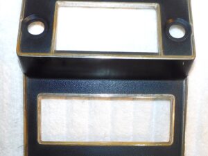 1969 1970 Mustang Fastback Coupe Convertible Cougar ORIG RADIO HEATER TRIM BEZEL