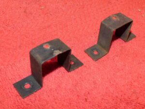1965-1968 Mustang Shelby ORIG FASTBACK INTERIOR QUARTER SAIL TRIM PANEL BRACKETS