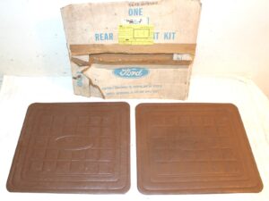 1979 Ford Crown Victoria LTD II Elite Thunderbird NOS SADDLE REAR FLOOR MATS