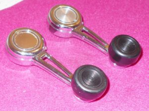 1968 1969 1970 Mustang Cpe Conv GT Shelby Cougar Xr7 ORIG QUARTER WINDOW HANDLES