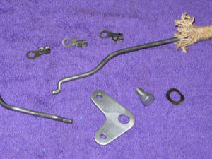 58 1959 1960 Lincoln Premiere Continental LH REAR DOOR LOCK KNOB LATCH LINK RODS