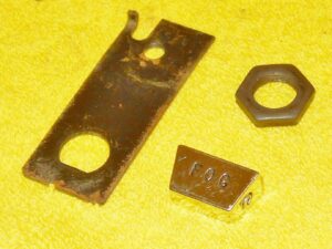 1967 Mustang GT A Fastback Coupe Convertible ORIG FOG LIGHT SWITCH KNOB BRACKET