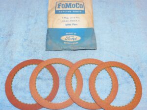 1965 Mustang 1964 Galaxie Fairlane NOS C4 REVERSE CLUTCH FRICTION SPLINE PLATES