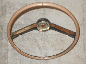 1968 Mustang GT CS Shelby Cougar Xr7 ORIG BLACK DELUXE WOOD GRAIN STEERING WHEEL