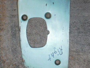 1965 1966 Mustang Fastback Coupe Conv GT Shelby ORIG RH DOOR LATCH REPAIR PANEL