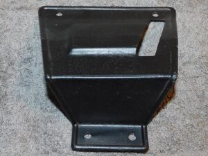 1967 1968 Mustang GT A Shelby ORIG FASTBACK FIXED REAR SEAT LH LATCH TRIM COVER