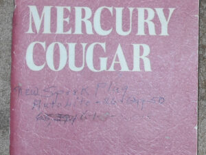 1978 Mercury Cougar Xr7 ORIGINAL OWNER'S MANUAL