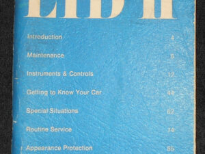 1977 Ford LTD II ORIGINAL OWNER'S MANUAL