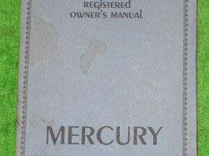 1971 Mercury Monterey Custom Marquis Brougham Colony Park ORIGINAL OWNERS MANUAL