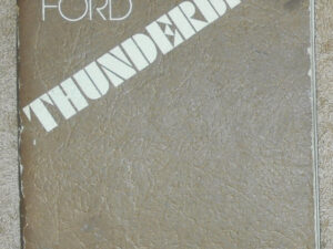 1978 Ford Thunderbird Landau ORIGINAL OWNER'S MANUAL