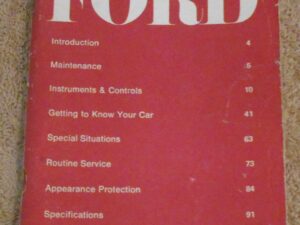 1977 Ford ORIGINAL OWNER'S MANUAL
