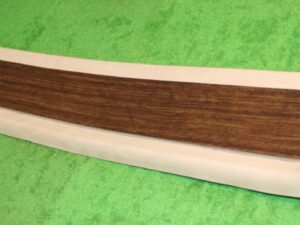 1967 1968 Mustang Coupe GT GTA ORIG WHITE OVER HEAD ROOF CONSOLE 68 Woodgrain