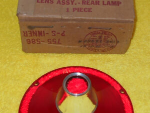 1961 Ford Fairlane 500 Galaxie Vic Sunliner ORIG NOS REAR TAIL LIGHT LAMP LENS