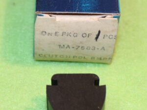1960-1964 Falcon 62-65 Fairlane 55-64 Thunderbird NOS CLUTCH BRAKE PEDAL BUMPER