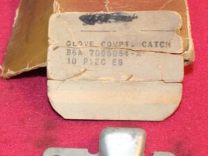 1956 Ford Custom Fairlane 500 Skyliner NOS GLOVE BOX LATCH STRIKER PLATE CATCH