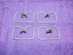 1964 1965 1966 Mustang GT Shelby ORIG GRILLE SURROUND TRIM MOLDING LOWER CLIPS