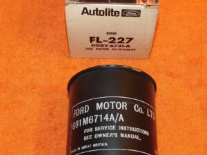 1971 Ford Pinto 1970-71 Capri NOS 4-Cylinder 1.6 Liter 98 ci OIL FILTER ELEMENT