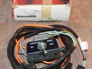 1966 Ford Mustang Falcon Galaxie Monterey NOS EMERGENCY FLASHER SWITCH & WIRING