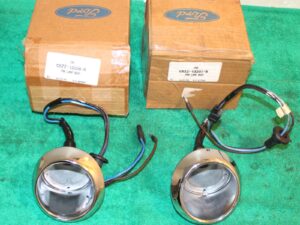 1965 1966 Mustang Fastback Convertible GT Shelby NOS LH+RH FRONT PARKING LAMPS