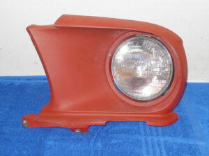1967 1968 Mustang Fastback Coupe GT GTA Conv ORIG LH HEAD LIGHT FENDER EXTENSION