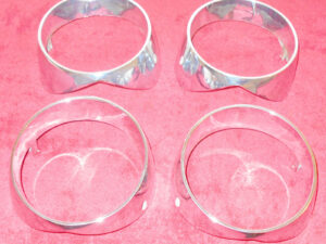 1964 Mercury Monterey Montclair Park Lane ORIG GRILLE L+R HEAD LIGHT TRIM BEZELS