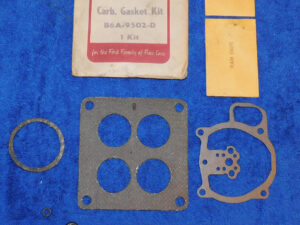 1956 Ford Fairlane Thunderbird Car NOS 292 312 HOLLEY 4V CARBURETOR GASKET KIT