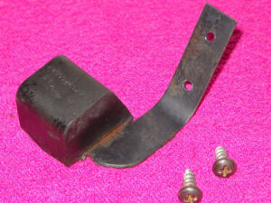 59 1960 Lincoln Hdtp Premiere Continental ORIG DS LH REAR DOOR WINDOW LOWER STOP