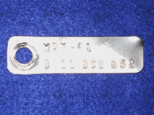 1968 1969 Fairlane Torino Station Wagon Ranchero 500 ORIG 3.00 8" REAR END TAG