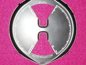 1968 Mustang Convertible Coupe GT CS Fastback ORIG FUEL ALTERNATOR GAUGE FACE