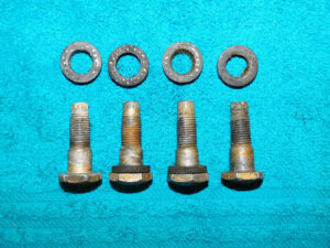 1966 1967 1968 Mustang Coupe Convert GT Shelby Cougar ORIG FRONT SEAT BELT BOLTS