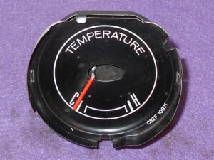 1968 Mustang Convertible Coupe Fastback GT CS Shelby ORIG DASH TEMPERATURE GAUGE